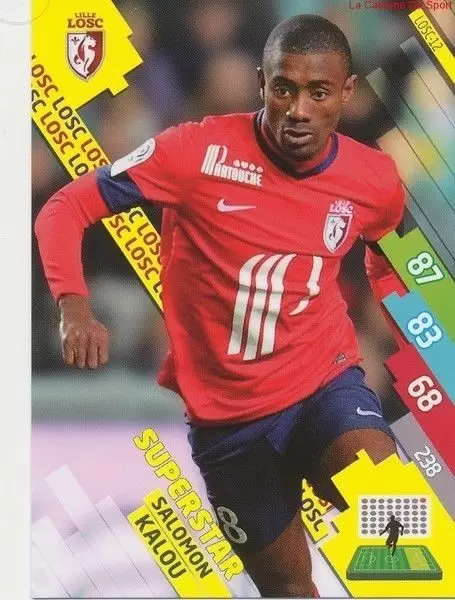 Adrenalyn XL Foot 2014-2015 (France) - Salomon Kalou - Lille Olympique SC