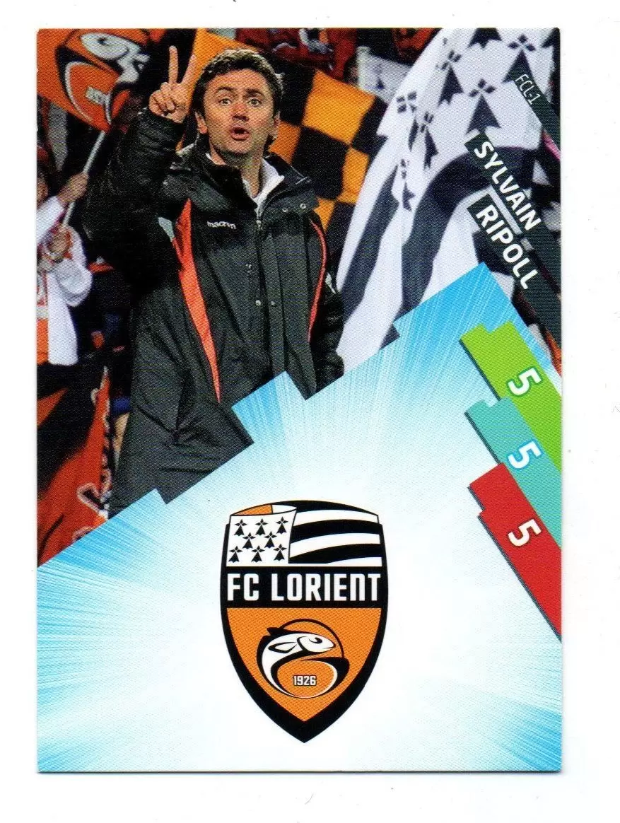 Adrenalyn XL Foot 2014-2015 (France) - Sylvain Ripoll/LOGO - FC Lorient