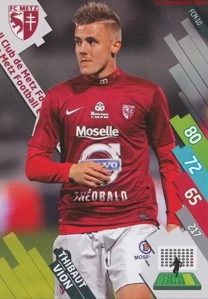 Adrenalyn XL Foot 2014-2015 (France) - Thibault Vion - FC de Metz