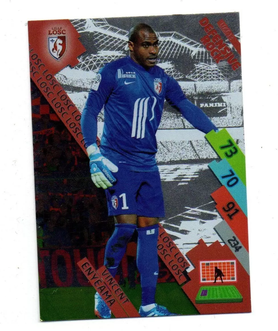 Adrenalyn XL Foot 2014-2015 (France) - Vincent Enyeama - Lille Olympique SC