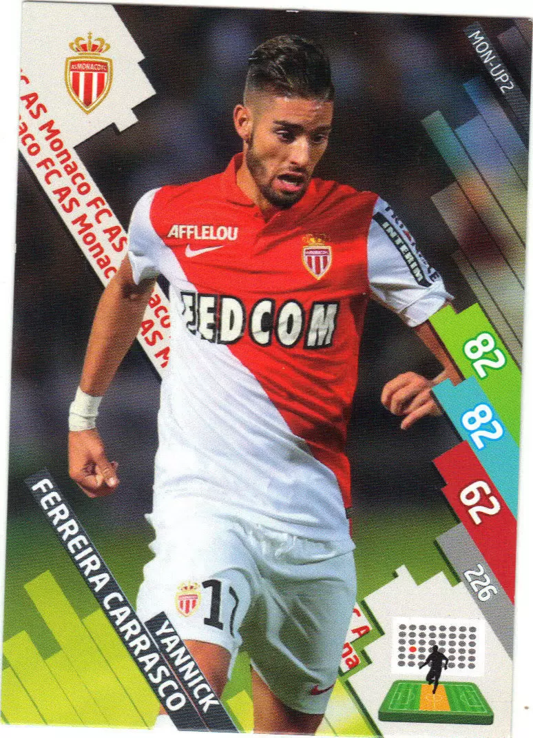 Adrenalyn XL Foot 2014-2015 (France) - Yannick Ferreira Carrasco - AS Monaco FC
