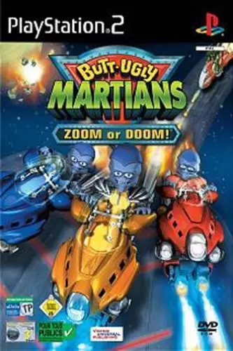 PS2 Games - Butt Ugly Martians Zoom or Doom