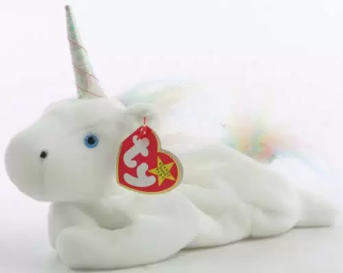 Ty Plushes Original - Mystic Iridescent horn,rainbow mane