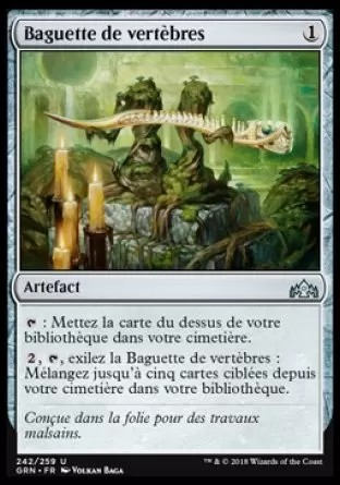 Les Guildes de Ravnica - Baguette de vertèbres