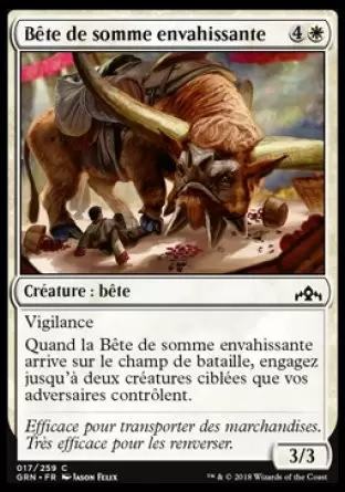Les Guildes de Ravnica - Bête de somme envahissante