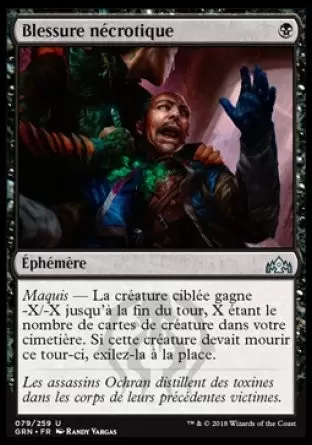 Les Guildes de Ravnica - Blessure nécrotique
