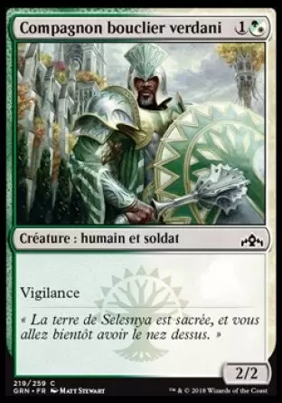 Les Guildes de Ravnica - Compagnon bouclier verdani