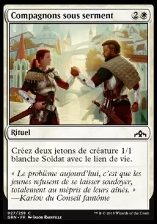 Les Guildes de Ravnica - Compagnons sous serment
