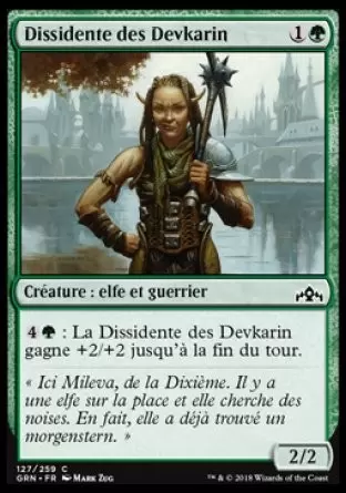 Les Guildes de Ravnica - Dissidente des Devkarin