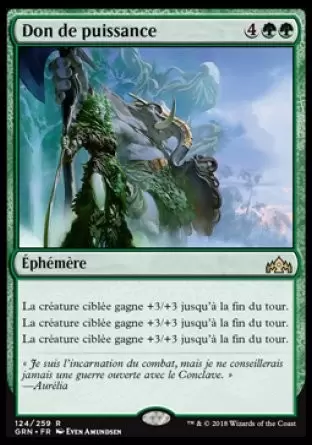 Les Guildes de Ravnica - Don de puissance