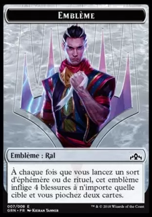 Les Guildes de Ravnica - Emblème Ral, vice-roi d\'Izzet