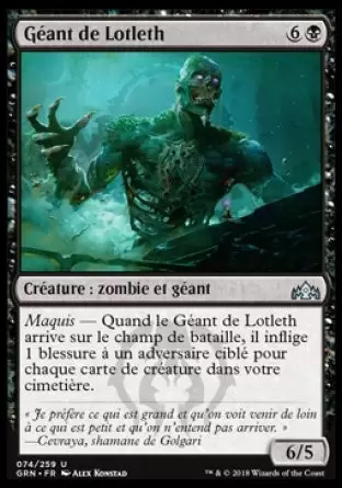 Les Guildes de Ravnica - Géant de Lotleth