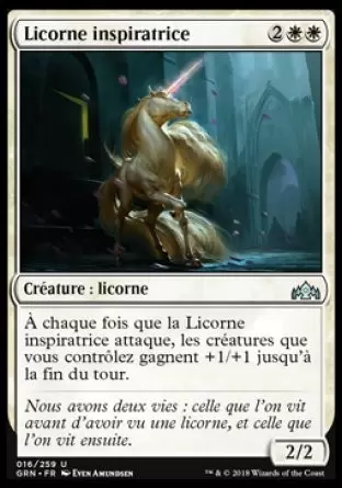 Les Guildes de Ravnica - Licorne inspiratrice