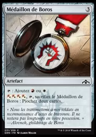 Les Guildes de Ravnica - Médaillon de Boros