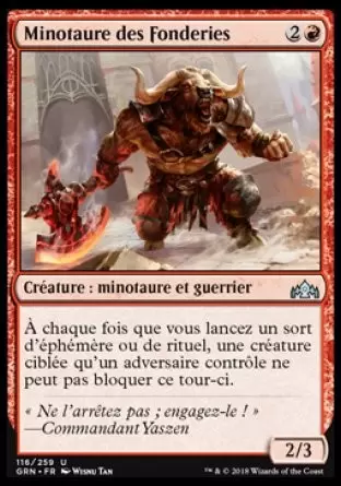 Les Guildes de Ravnica - Minotaure des Fonderies