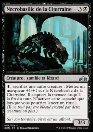 Les Guildes de Ravnica - Nécrobasilic de la Citerraine