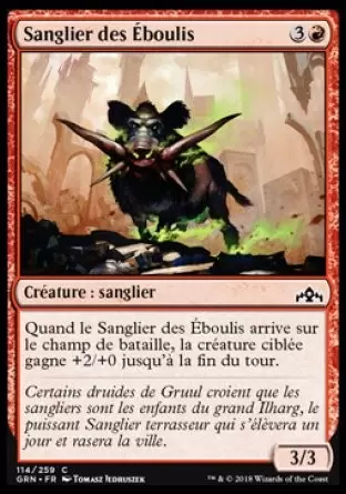Les Guildes de Ravnica - Sanglier des Éboulis
