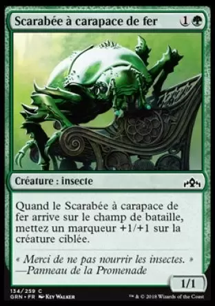 Les Guildes de Ravnica - Scarabée à carapace de fer