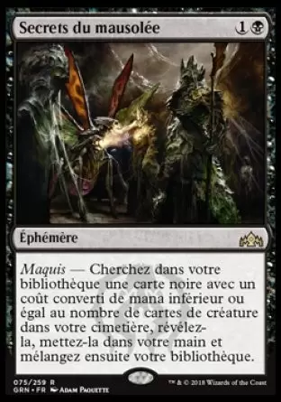 Les Guildes de Ravnica - Secrets du mausolée