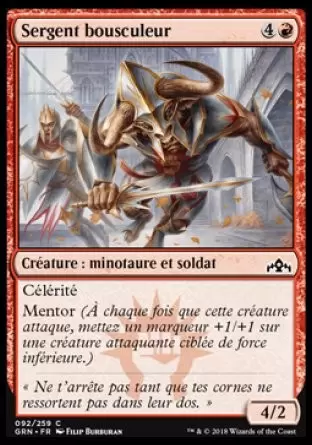 Les Guildes de Ravnica - Sergent bousculeur