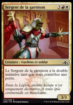 Les Guildes de Ravnica - Sergent de la garnison