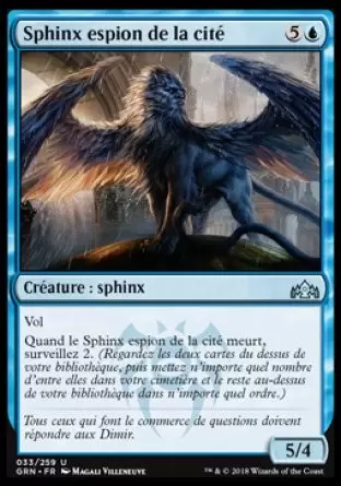 Les Guildes de Ravnica - Sphinx espion de la cité