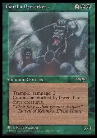 Alliances - Berserkers gorilles