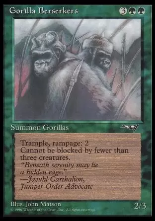 Alliances - Berserkers gorilles