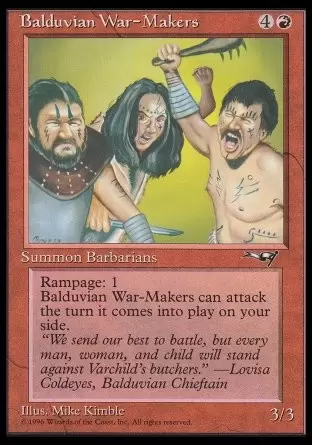 Alliances - Fauteurs de guerre balduvians