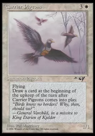 Alliances - Pigeons voyageurs