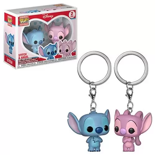 Disney - POP! Keychain - Lilo & Stitch - Stitch & Angel 2 Pack