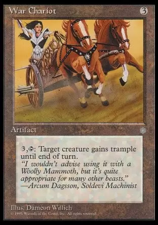 Ere Glaciaire - Chariot de guerre