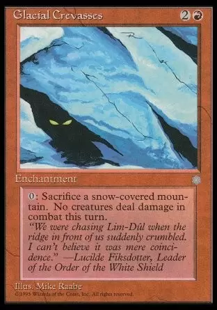 Ere Glaciaire - Crevasses glaciaires