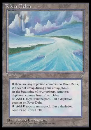 Ere Glaciaire - Delta du fleuve