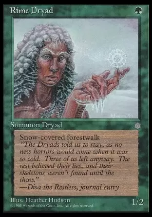 Ere Glaciaire - Dryade des frimas