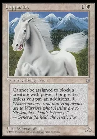 Ere Glaciaire - Hipparion