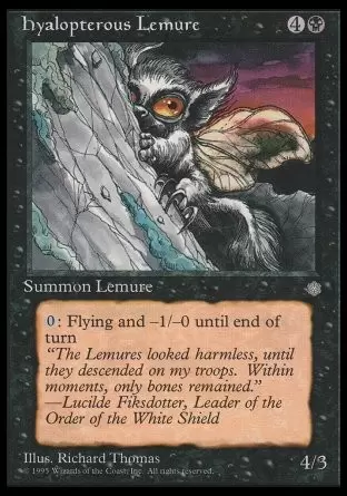 Ere Glaciaire - Lémur hyaloptère