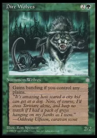 Ere Glaciaire - Loups funestes