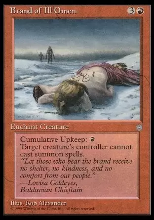 Ere Glaciaire - Marque de mauvais augure