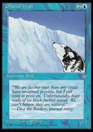 Ere Glaciaire - Mur glaciaire