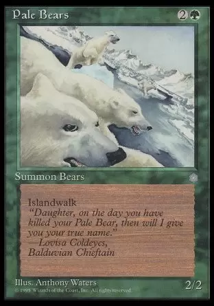 Ere Glaciaire - Ours pâles