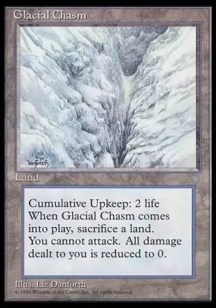 Ere Glaciaire - Précipice glaciaire