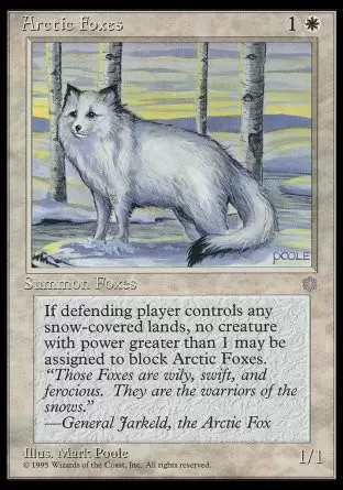 Ere Glaciaire - Renards arctiques