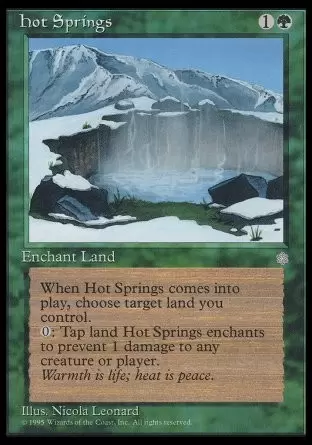 Ere Glaciaire - Sources thermales