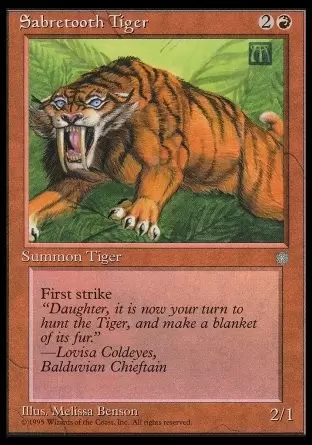 Ere Glaciaire - Tigre à dents de sabre
