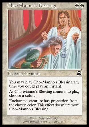 Mercadian Masques - Bénédiction selon Cho-Manno