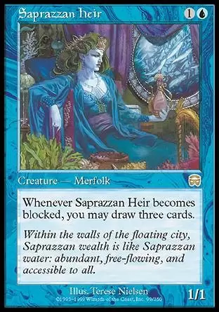 Mercadian Masques - Héritière de Saprazzo