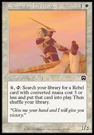 Mercadian Masques - Lieutenant ramosien