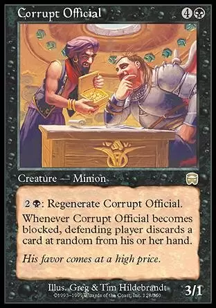 Mercadian Masques - Officiel corrompu
