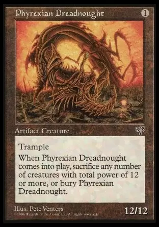 Mirage - Cuirassé phyrexian